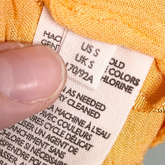 Free People Women's Orange Lace Spaghetti Home Again Cami Cropped Top Small NWT - Picture 4 of 9